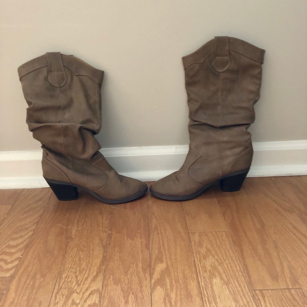 Brown Tall Boots Size 6.5